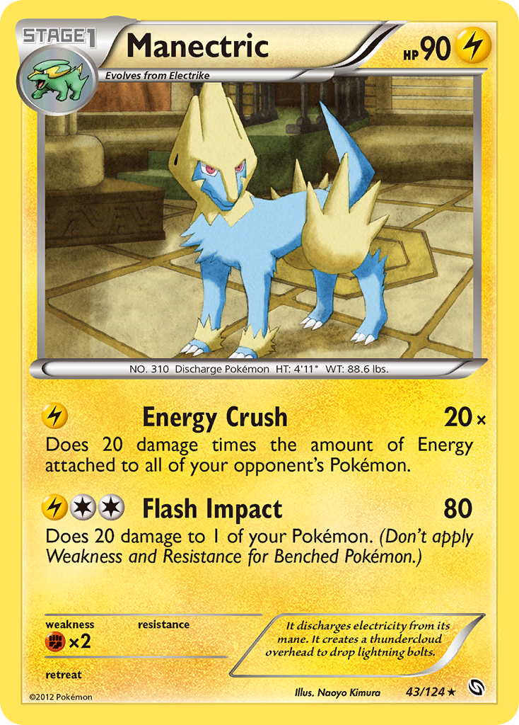 Manectric (43/124) [Black & White: Dragons Exalted] | Devastation Store
