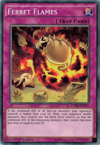 Ferret Flames [CORE-EN077] Common | Devastation Store