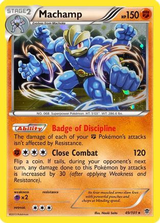 Machamp (49/101) (Cosmos Holo) [Black & White: Plasma Blast] | Devastation Store