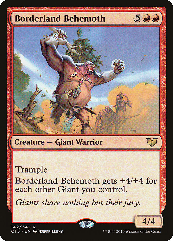 Borderland Behemoth [Commander 2015] - Devastation Store | Devastation Store