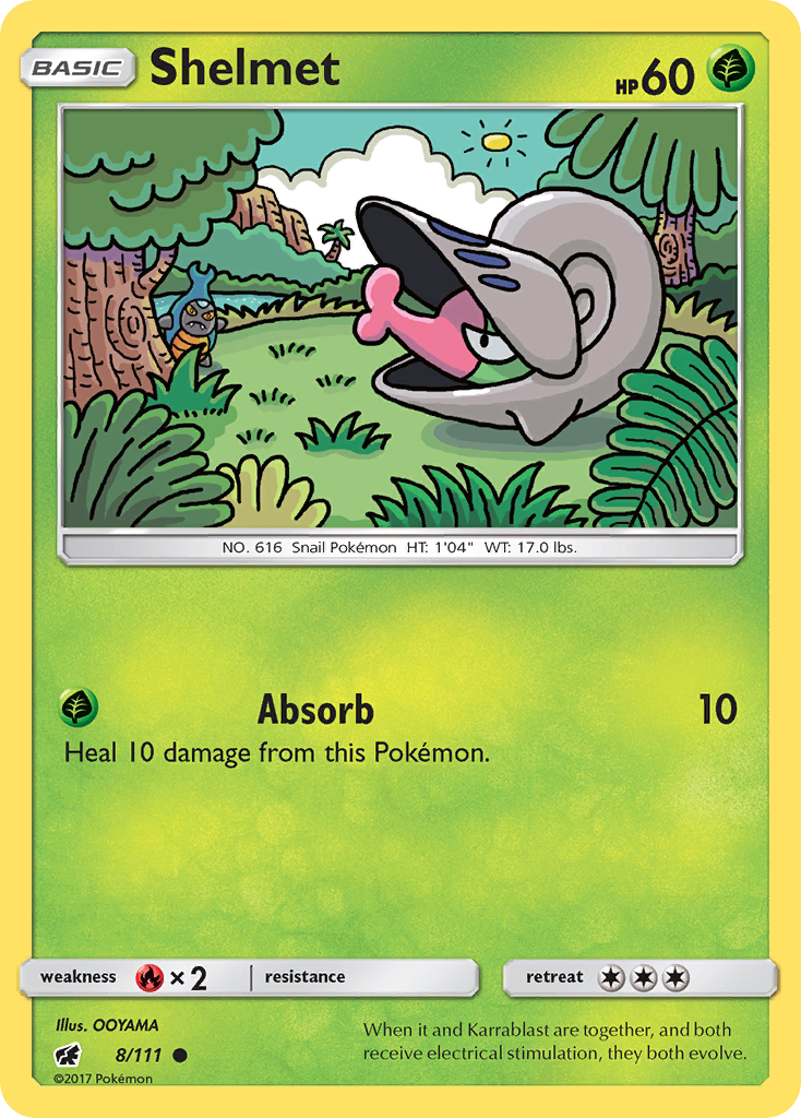 Shelmet (8/111) [Sun & Moon: Crimson Invasion] | Devastation Store
