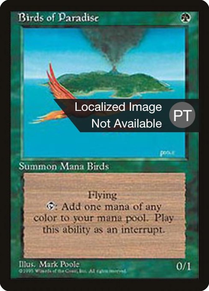 Birds of Paradise [Fourth Edition (Foreign Black Border)] | Devastation Store