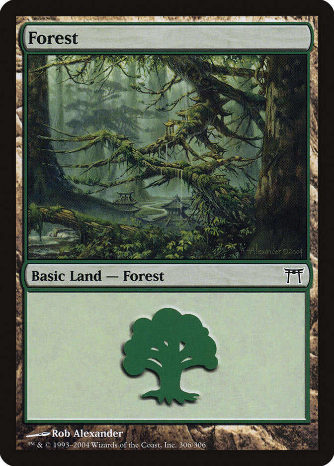 Forest (306) [Champions of Kamigawa] - Devastation Store | Devastation Store