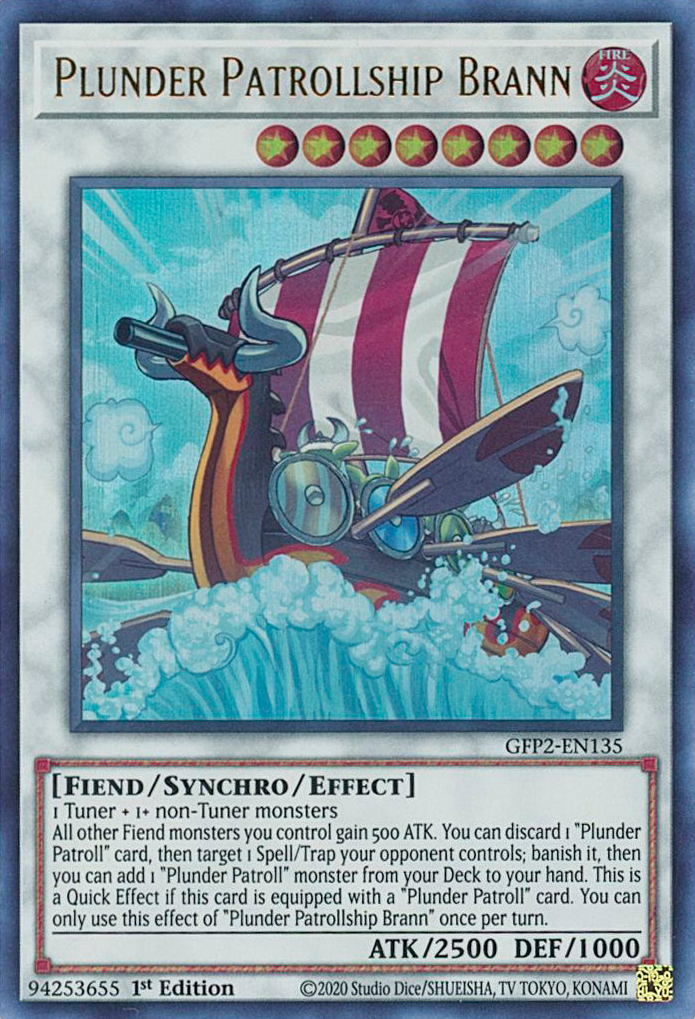 Plunder Patrollship Brann [GFP2-EN135] Ultra Rare | Devastation Store