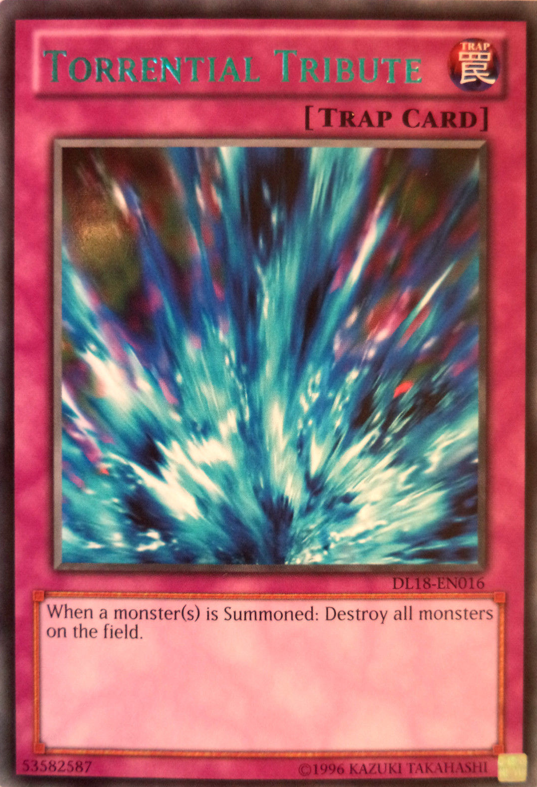 Torrential Tribute (Blue) [DL18-EN016] Rare | Devastation Store