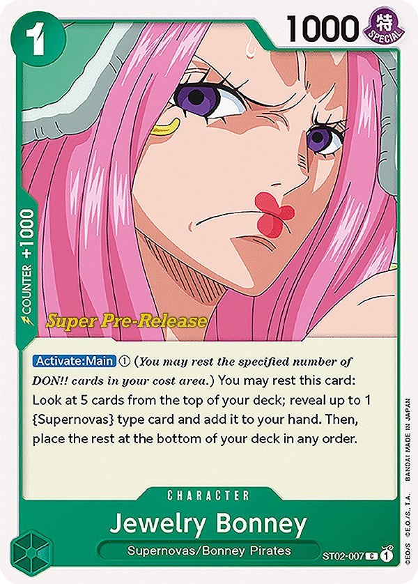 Jewelry Bonney [Super Pre-Release Starter Deck: Worst Generation] | Devastation Store
