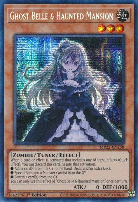 Ghost Belle & Haunted Mansion [MP22-EN258] Prismatic Secret Rare | Devastation Store