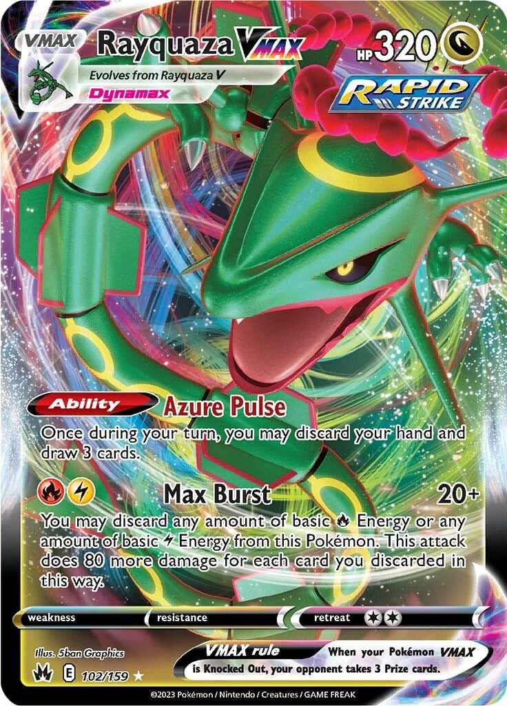 Rayquaza VMAX (102/159) (102) [Sword & Shield: Crown Zenith] | Devastation Store