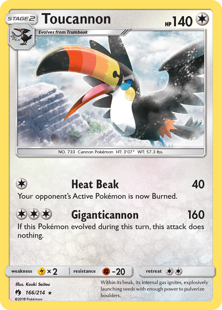 Toucannon (166/214) [Sun & Moon: Lost Thunder] | Devastation Store