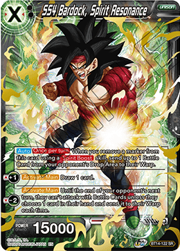 SS4 Bardock, Spirit Resonance (BT14-122) [Cross Spirits] | Devastation Store