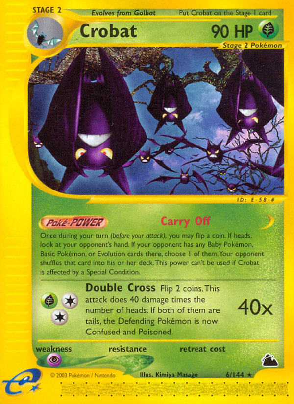 Crobat (6/144) [Skyridge] | Devastation Store