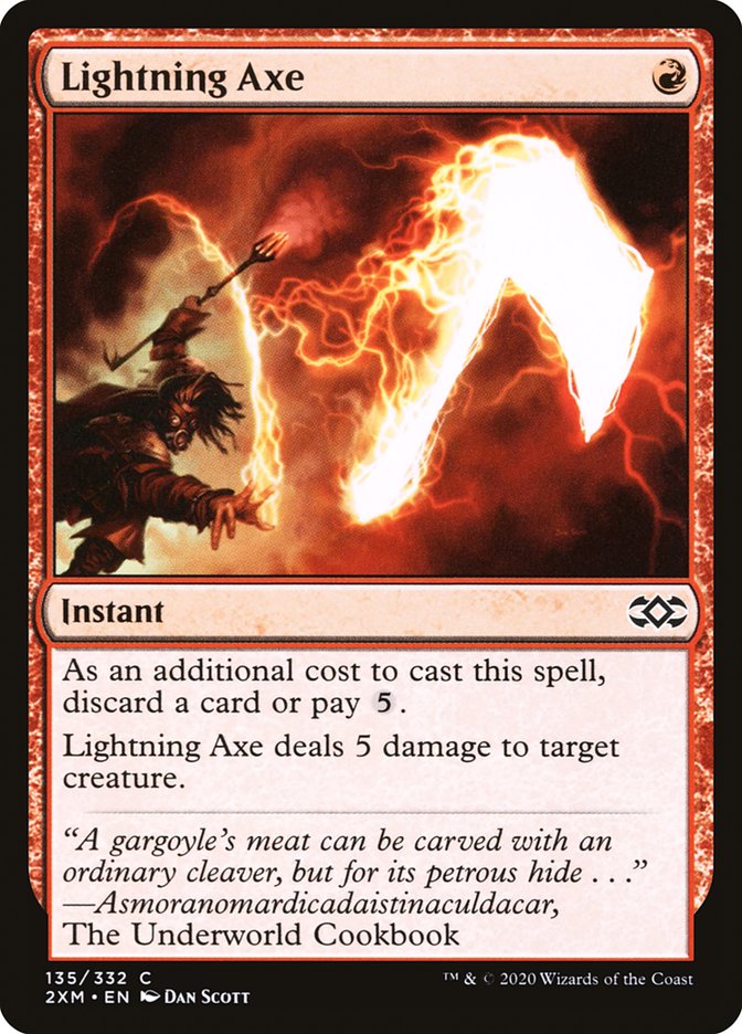 Lightning Axe [Double Masters] | Devastation Store