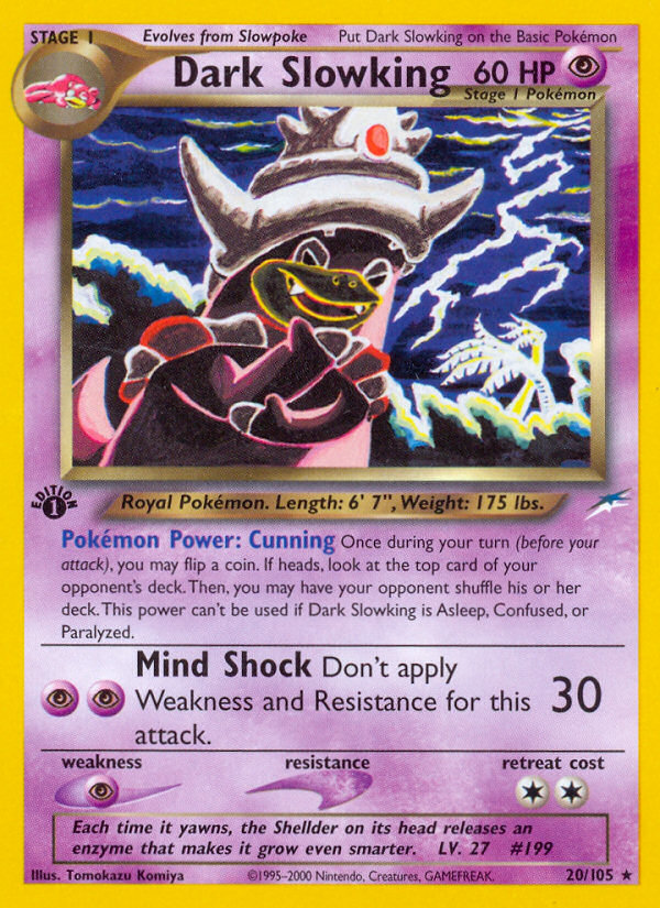 Dark Slowking (20/105) [Neo Destiny 1st Edition] | Devastation Store