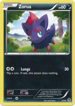 Zorua (13/30) [Black & White: Trainer Kit - Zoroark] | Devastation Store