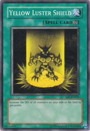 Yellow Luster Shield [IOC-EN037] Common | Devastation Store