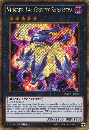 Number 14: Greedy Sarameya [PGL2-EN017] Gold Secret Rare | Devastation Store