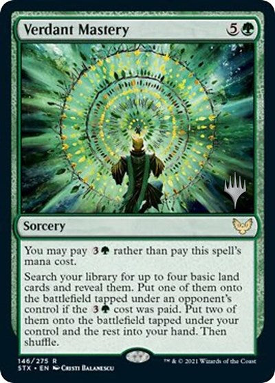 Verdant Mastery (Promo Pack) [Strixhaven: School of Mages Promos] | Devastation Store