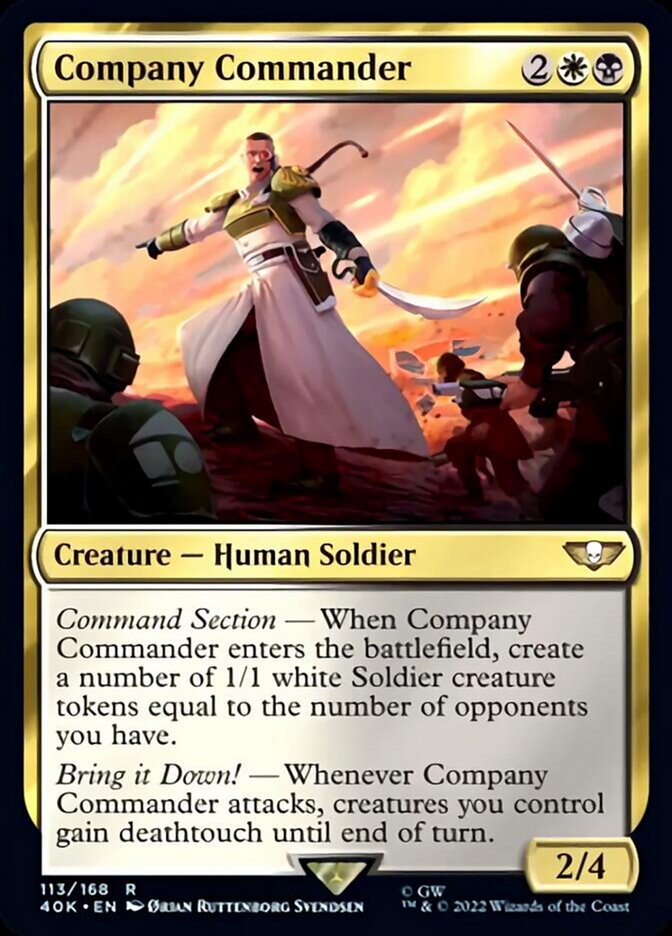 Company Commander [Universes Beyond: Warhammer 40,000] | Devastation Store