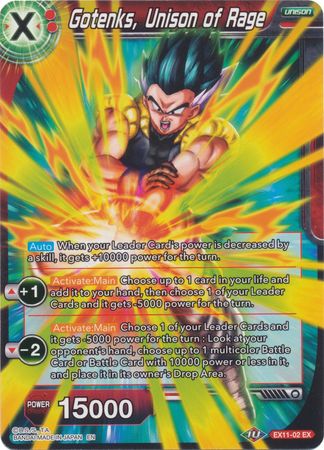 Gotenks, Unison of Rage [EX11-02] | Devastation Store