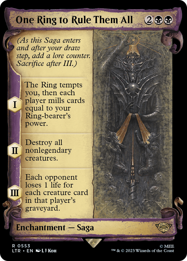 One Ring to Rule Them All [The Lord of the Rings: Tales of Middle-Earth Showcase Scrolls] | Devastation Store