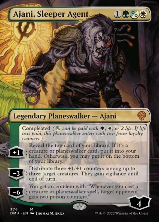 Ajani, Sleeper Agent (Borderless) (376) [Dominaria United] | Devastation Store