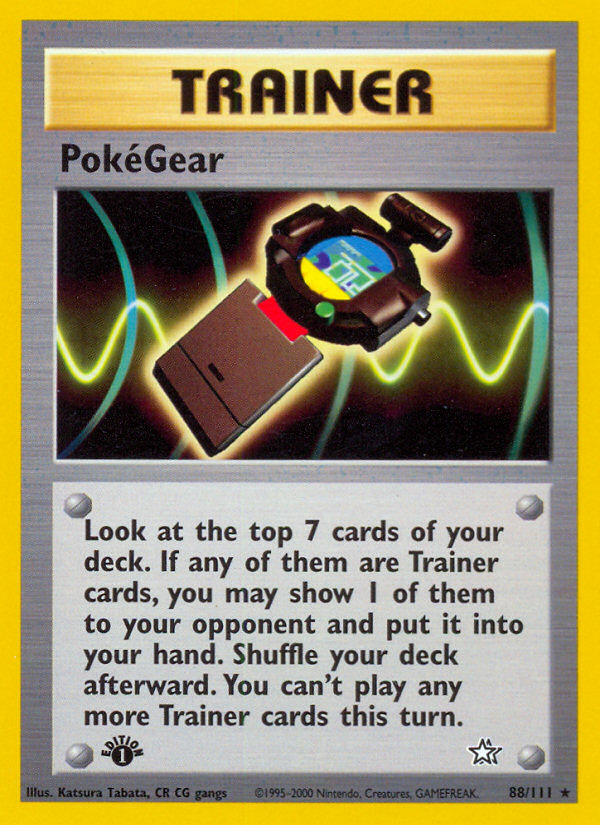 PokeGear (88/111) [Neo Genesis 1st Edition] | Devastation Store