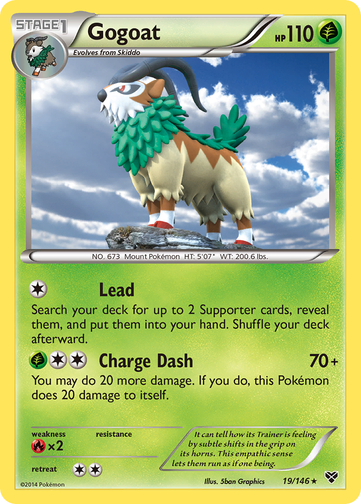 Gogoat (19/146) [XY: Base Set] | Devastation Store