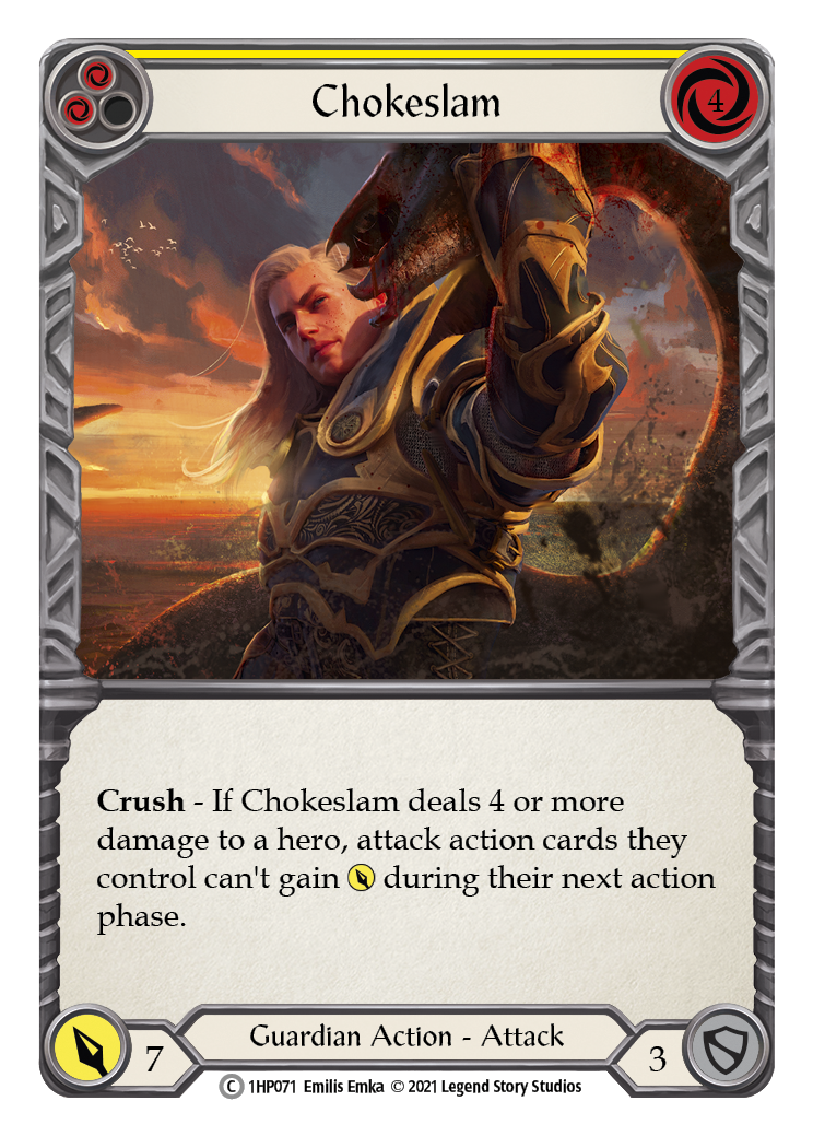 Chokeslam (Yellow) [1HP071] | Devastation Store