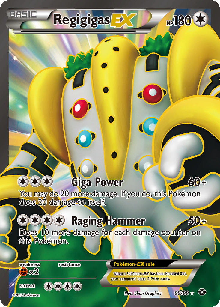 Regigigas EX (99/99) [Black & White: Next Destinies] | Devastation Store