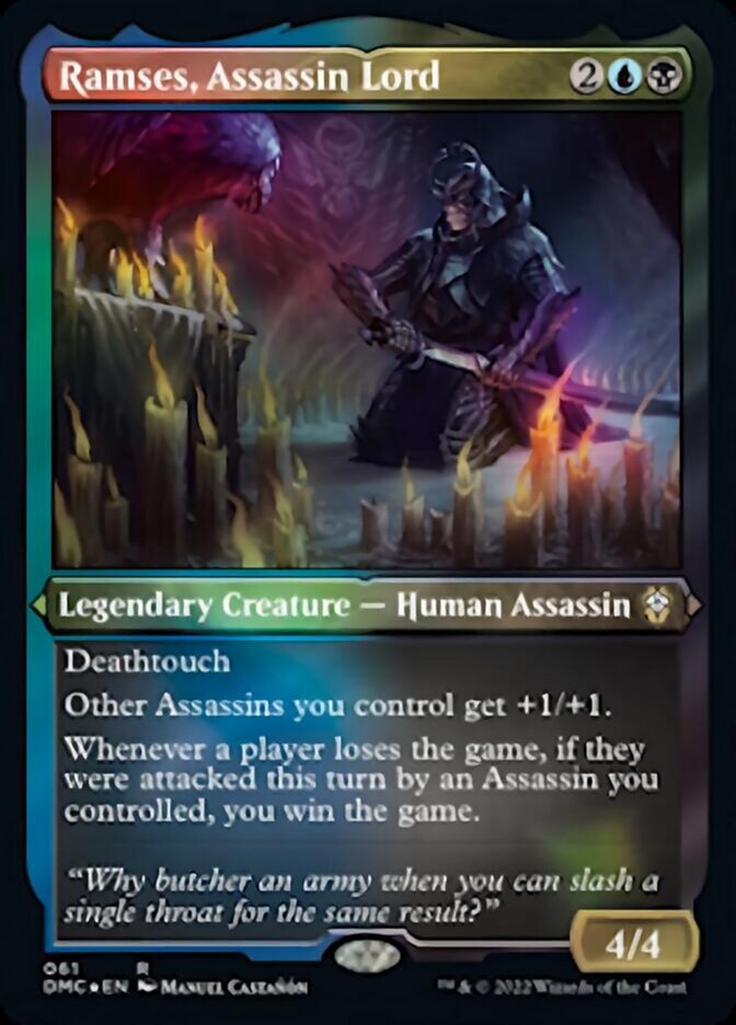 Ramses, Assassin Lord (Foil Etched) [Dominaria United Commander] | Devastation Store