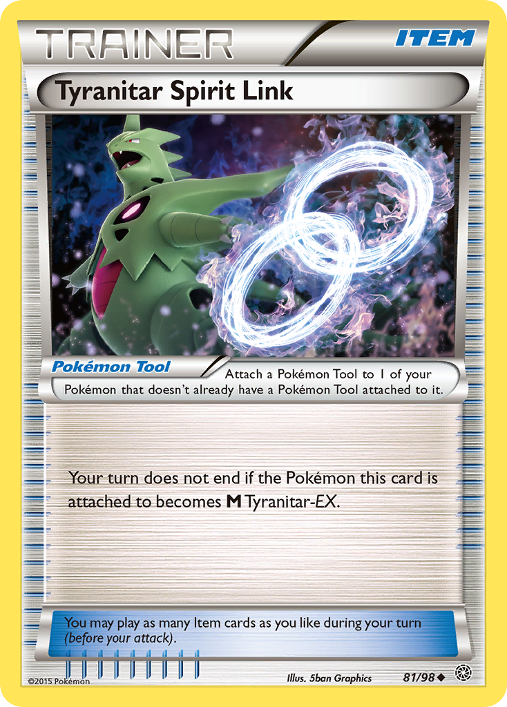 Tyranitar Spirit Link (81/98) [XY: Ancient Origins] | Devastation Store