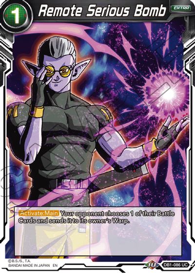 Remote Serious Bomb (Reprint) (DB1-086) [Battle Evolution Booster] | Devastation Store