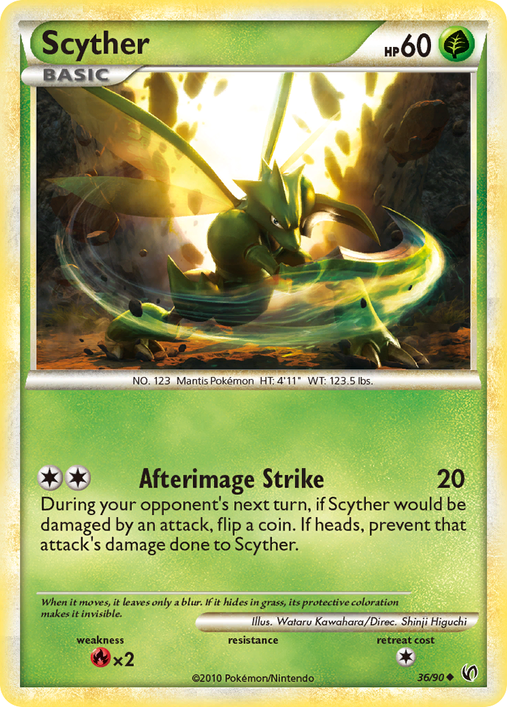 Scyther (36/90) [HeartGold & SoulSilver: Undaunted] | Devastation Store