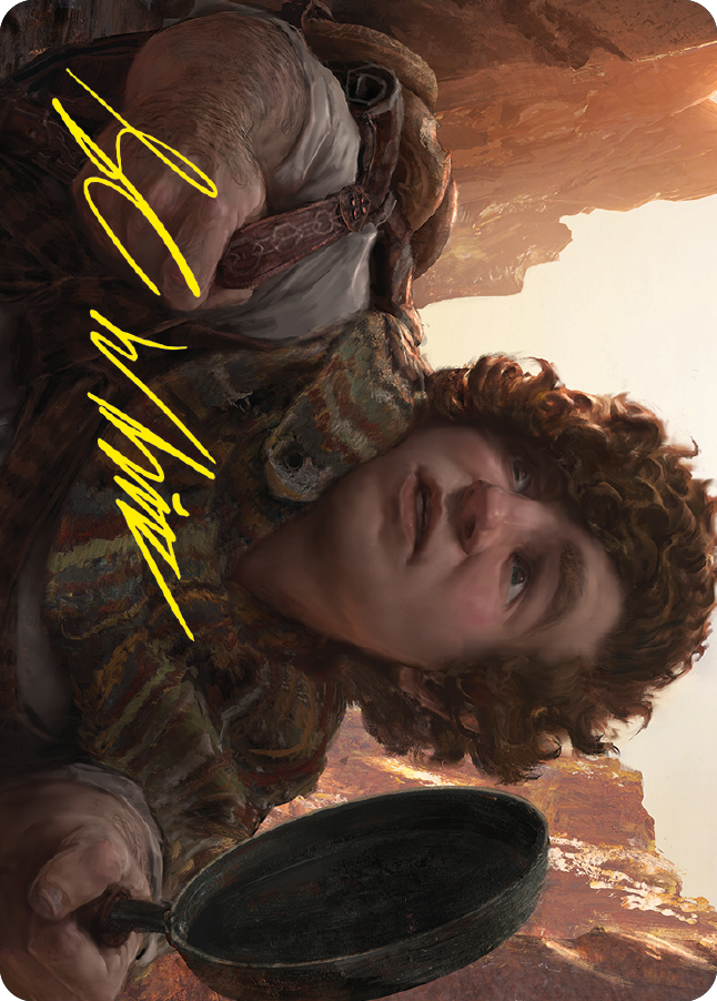 Sam, Loyal Attendant Art Card (Gold-Stamped Signature) [The Lord of the Rings: Tales of Middle-earth Art Series] | Devastation Store
