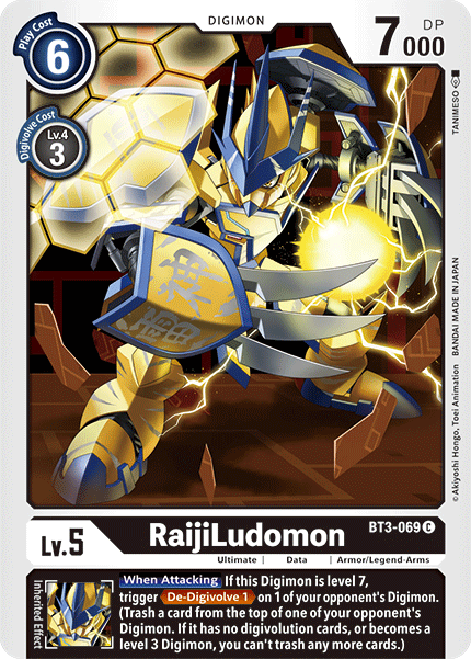 RaijiLudomon [BT3-069] [Release Special Booster Ver.1.5] | Devastation Store