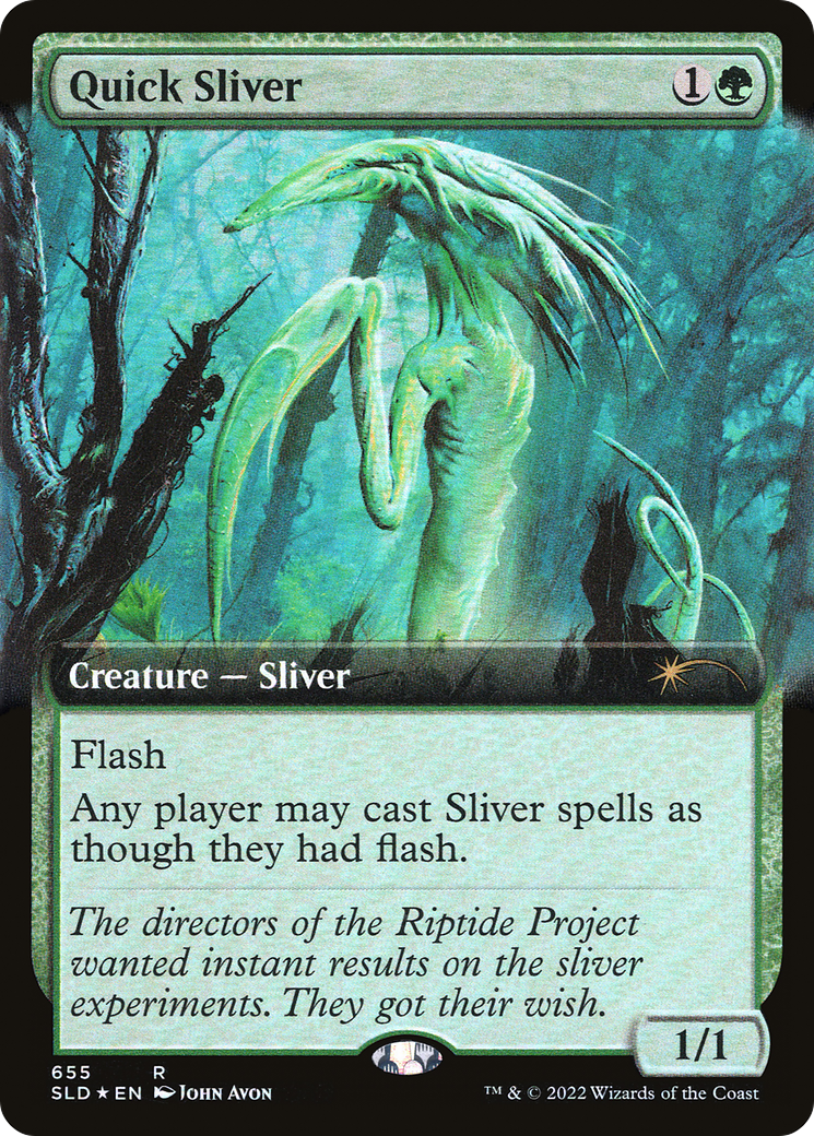 Quick Sliver (Extended Art) [Secret Lair Drop Promos] | Devastation Store