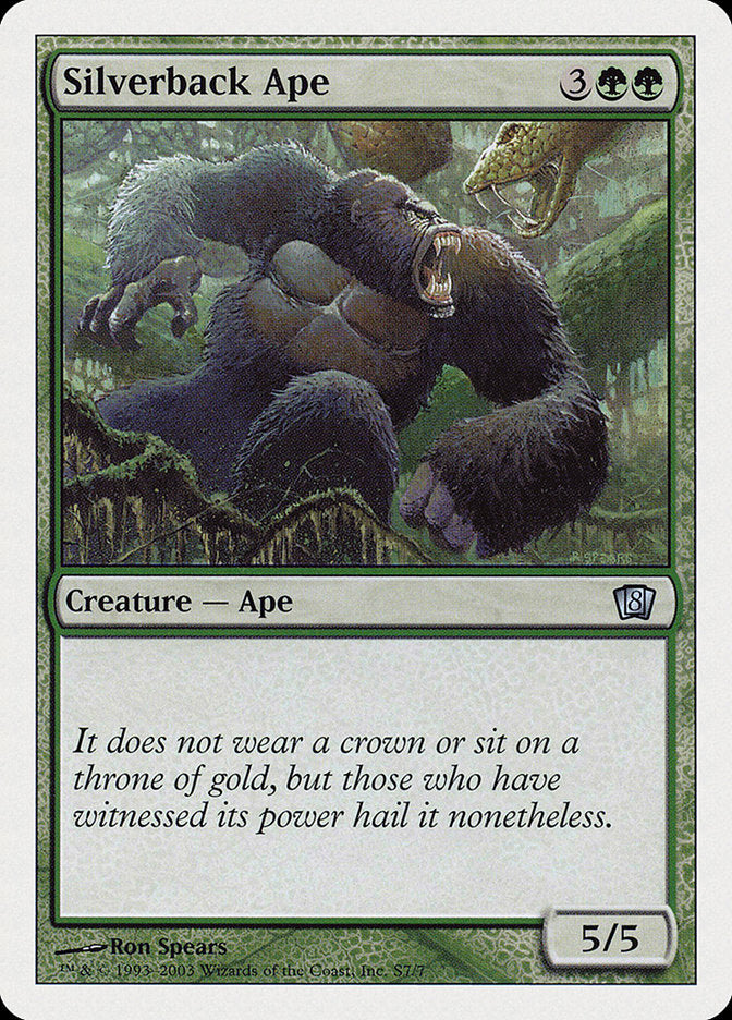 Silverback Ape [Eighth Edition] - Devastation Store | Devastation Store