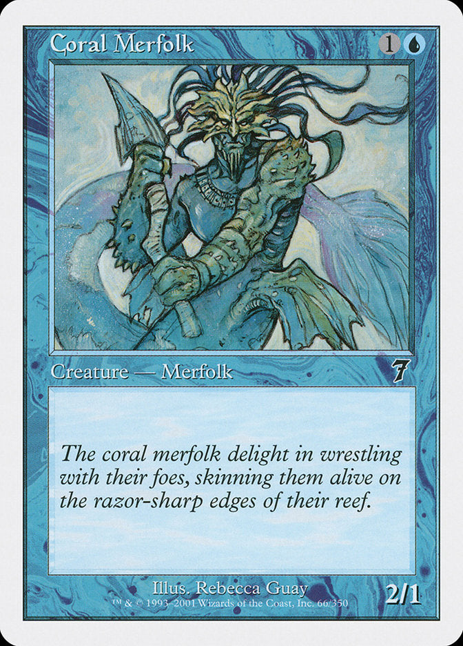 Coral Merfolk [Seventh Edition] - Devastation Store | Devastation Store