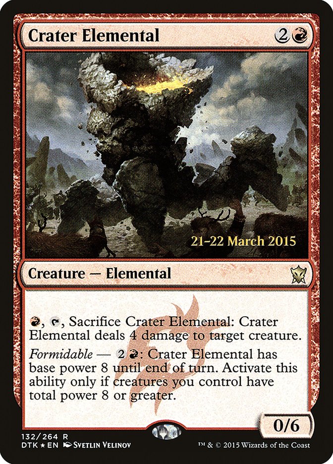 Crater Elemental  [Dragons of Tarkir Prerelease Promos] | Devastation Store