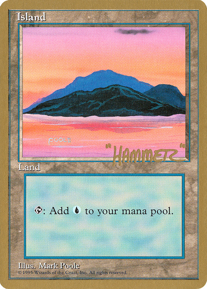 Island (shr369) (Shawn "Hammer" Regnier) [Pro Tour Collector Set] | Devastation Store