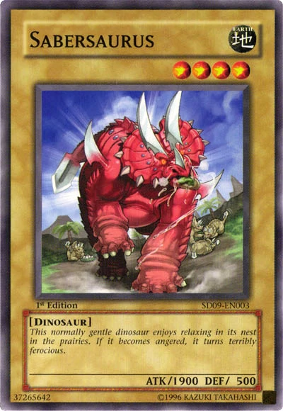 Sabersaurus [SD09-EN003] Common | Devastation Store