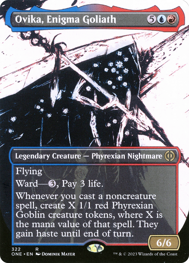 Ovika, Enigma Goliath (Borderless Ichor) [Phyrexia: All Will Be One] | Devastation Store