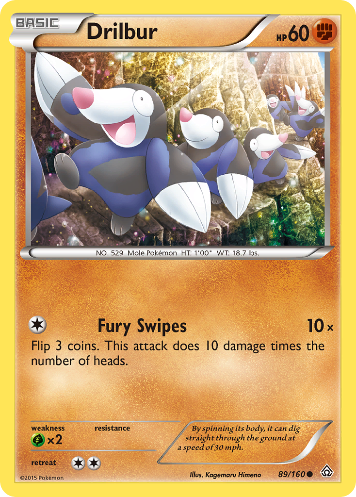 Drilbur (89/160) [XY: Primal Clash] | Devastation Store