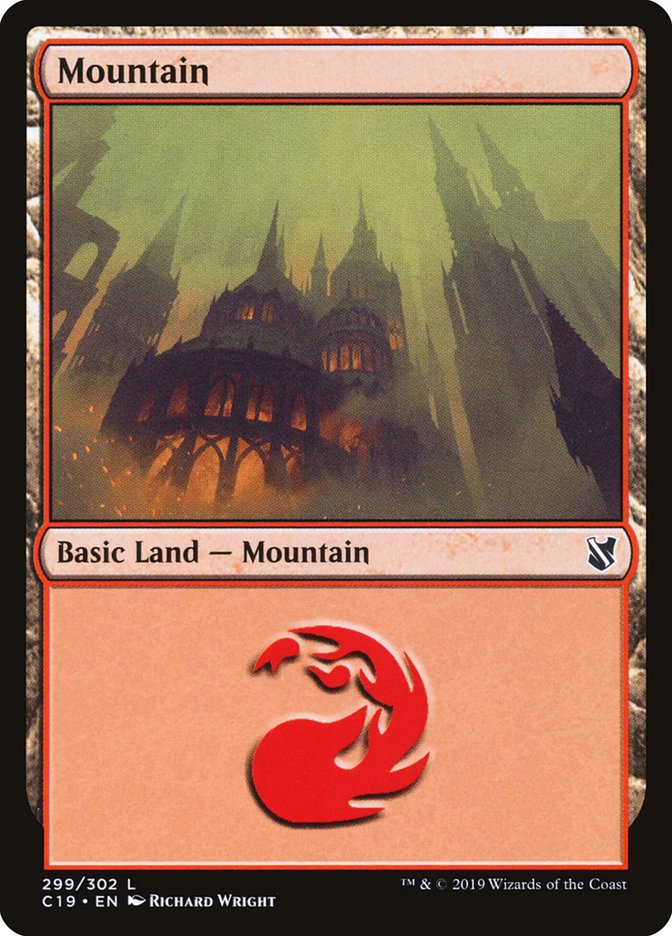 Mountain (299) [Commander 2019] | Devastation Store