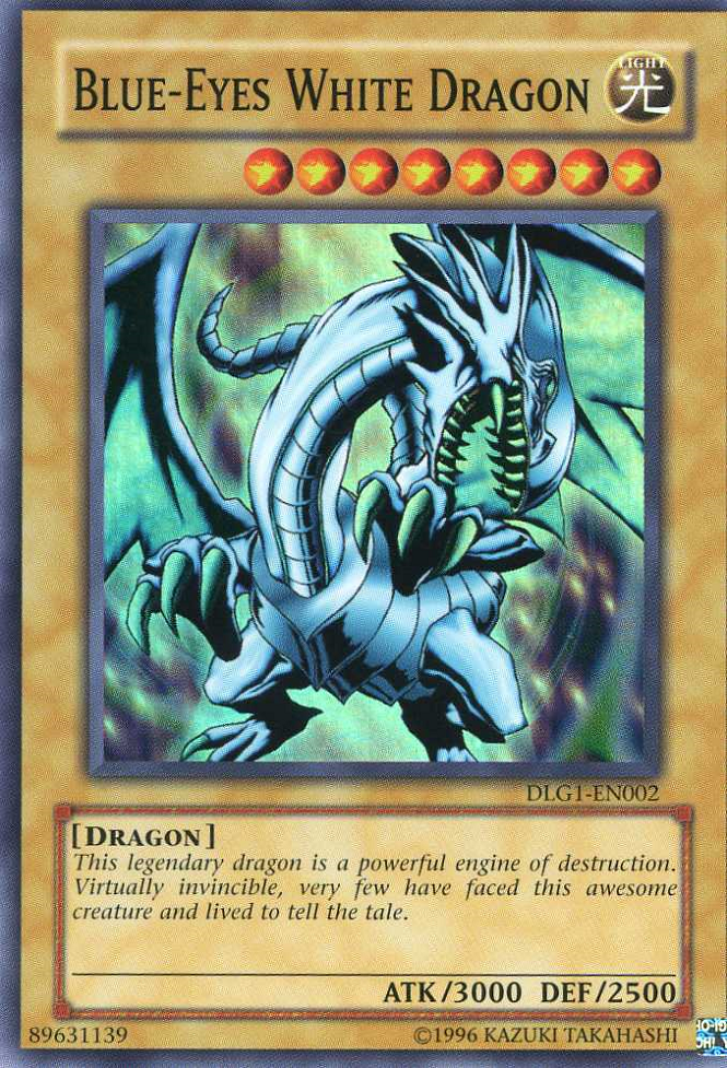 Blue-Eyes White Dragon [DLG1-EN002] Super Rare | Devastation Store