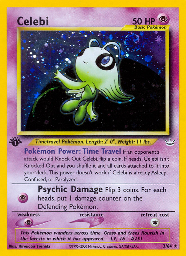 Celebi (3/64) [Neo Revelation 1st Edition] | Devastation Store