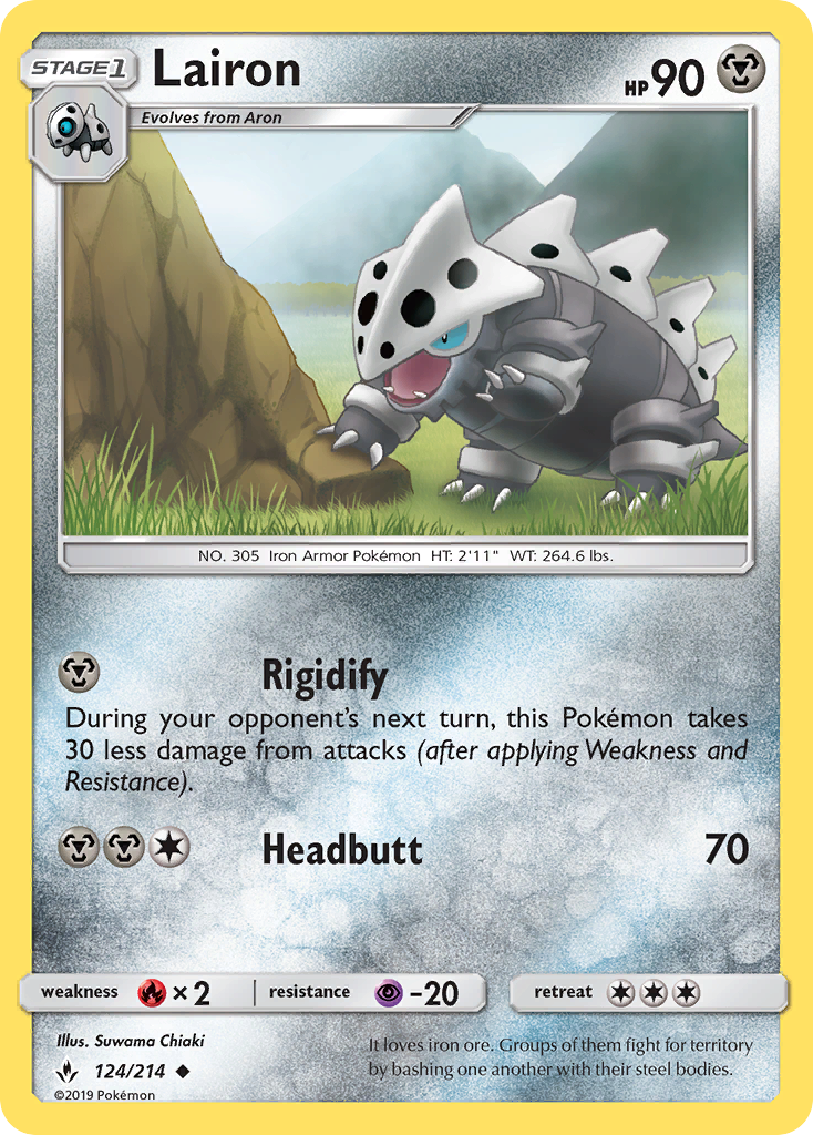 Lairon (124/214) [Sun & Moon: Unbroken Bonds] | Devastation Store