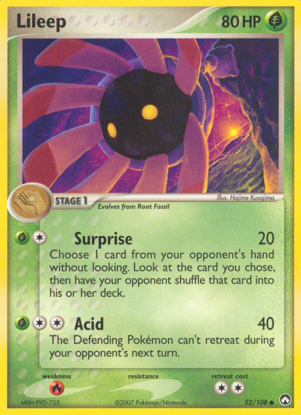 Lileep (52/108) [EX: Power Keepers] | Devastation Store