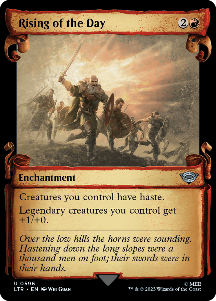 Rising of the Day [The Lord of the Rings: Tales of Middle-Earth Showcase Scrolls] | Devastation Store