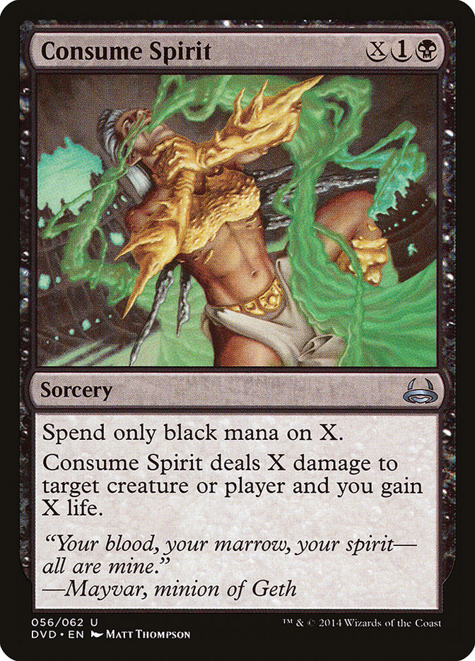 Consume Spirit (Divine vs. Demonic) [Duel Decks Anthology] | Devastation Store